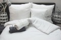 Biała pościel hotelowa w prążek, adamaszek, Partner-tex.jpg